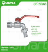 SP-70065 (Caja master 100)(MOQ 10 pzs=1 caja) Llave de jardín Bibcock