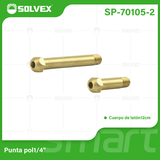 SP-70105-2 (Caja master 250)(MOQ 1pz=1bolsa) Punta pol1/4"