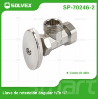 SP-70246-2 (Caja master 120)(MOQ 1 pzs=1caja) Llave de retención ángular ½"x ½"