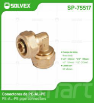SP-75517 (Caja master 90)(MOQ 1 pz=1 bolsa) Conectores de PE-AL-PE PE-AL-PE pipe connectors