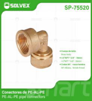 SP-75520 (Caja master 100)(MOQ 1 pz=1 bolsa) Conectores de PE-AL-PE PE-AL-PE pipe connectors