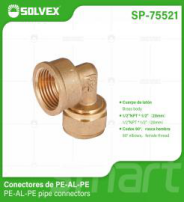 SP-75521 (Caja master 100)(MOQ 1 pz=1 bolsa) Conectores de PE-AL-PE PE-AL-PE pipe connectors