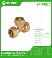 SP-75530 (Caja master 80)(MOQ 1 pz=1 bolsa) Conectores de PE-AL-PE PE-AL-PE pipe connectors