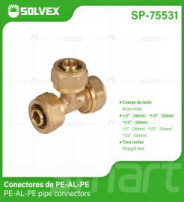 SP-75531 (Caja master 60)(MOQ 1 pz=1 bolsa) Conectores de PE-AL-PE PE-AL-PE pipe connectors