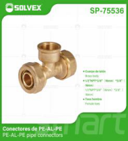 SP-75536 (Caja master 80)(MOQ 1 pz=1 bolsa) Conectores de PE-AL-PE PE-AL-PE pipe connectors