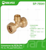SP-75541 (Caja master 70)(MOQ 1 pz=1 bolsa) Conectores de PE-AL-PE PE-AL-PE pipe connectors