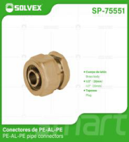 SP-75551 (Caja master 130)(MOQ 1 pz=1 bolsa) Conectores de PE-AL-PE PE-AL-PE pipe connectors
