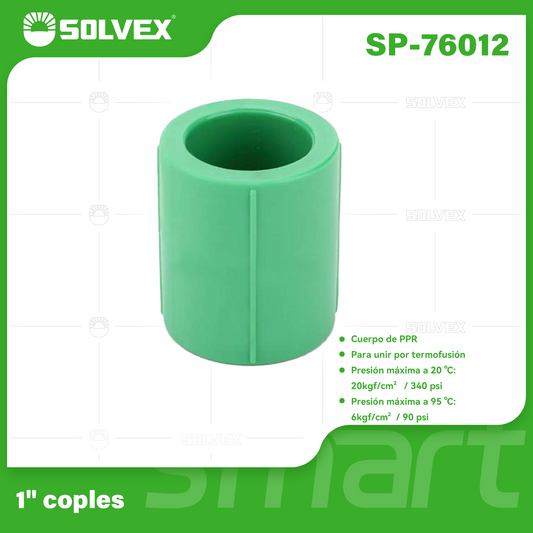 SP-76012 (Caja master 500)(MOQ 10pzs=1bolsa) 1" coples
