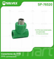 SP-76520 (Caja master 200)(MOQ 10 pzs=1 bolsa) Conectores de PPR PPR connectors