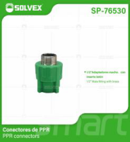 SP-76530 (Caja master 300)(MOQ 10 pzs=1 bolsa) Conectores de PPR PPR connectors