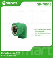 SP-76546 (Caja master 150)(MOQ 10 pzs=1 bolsa) Conectores de PPR PPR connectors