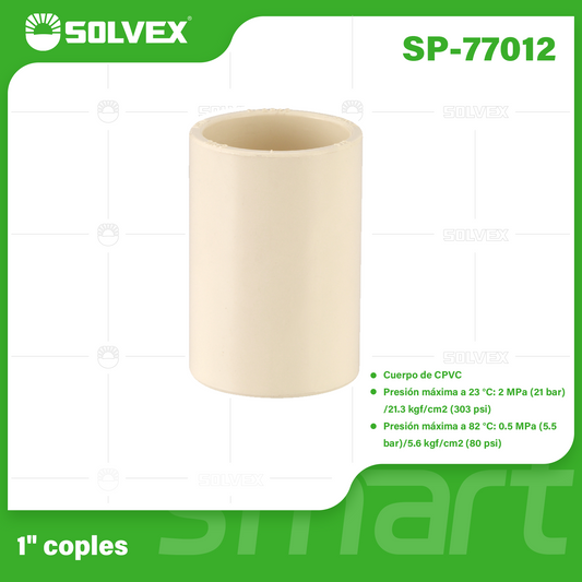 SP-77012 (Caja master 260)(MOQ 20pzs=1bolsa) 1" coples