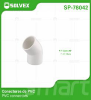 SP-78042 (Caja master 250)(MOQ 1 pz=1 etiqueta) Conectores de PVC PVC connectors