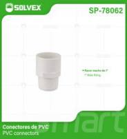 SP-78062 (Caja master 300)(MOQ 1 pz=1 etiqueta) Conectores de PVC PVC connectors