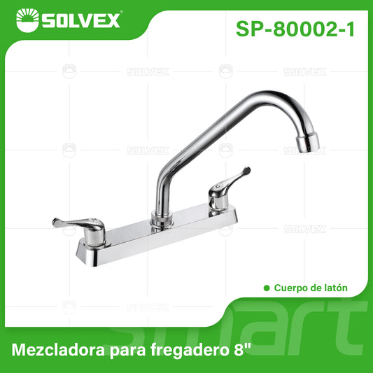 SP-80002-1 (Caja master 12)(MOQ 1 pz=1 caja) Mezcladora para fregadero 8