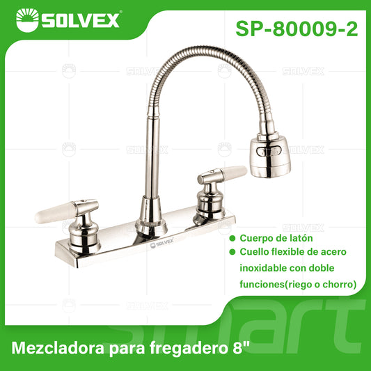 SP-80009-2 (Caja master 12)(MOQ 1 pz=1 caja) Mezcladora para fregadero 8