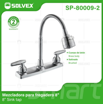 Liquidación SP-80009-2 (Caja master 20)(MOQ 1 pz=1 caja) Mezcladora para fregadero 88" Sink tap