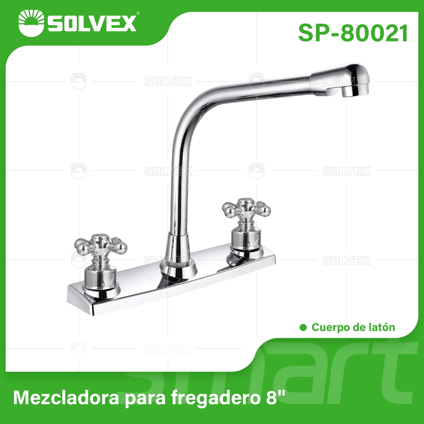 SP-80021 (Caja master 12)(MOQ 1 pz=1 caja) Mezcladora para fregadero 8