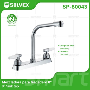 Liquidación SP-80043 (Caja master 20)(MOQ 1 pz=1 caja) Mezcladora para fregadero 88" Sink tap