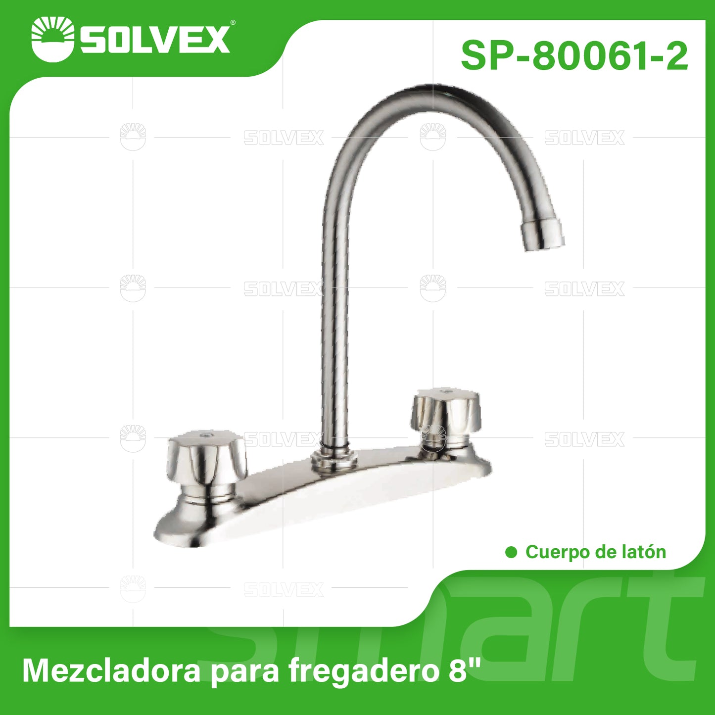 SP-80061-2 (Caja master 12)(MOQ 1 pz=1 caja) Mezcladora para fregadero 8