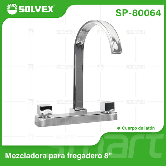 SP-80064 (Caja master 12)(MOQ 1 pz=1 caja) Mezcladora para fregadero 8
