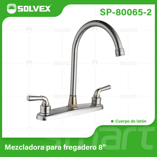 SP-80065-2 (Caja master 12)(MOQ 1 pz=1 caja) Mezcladora para fregadero 8