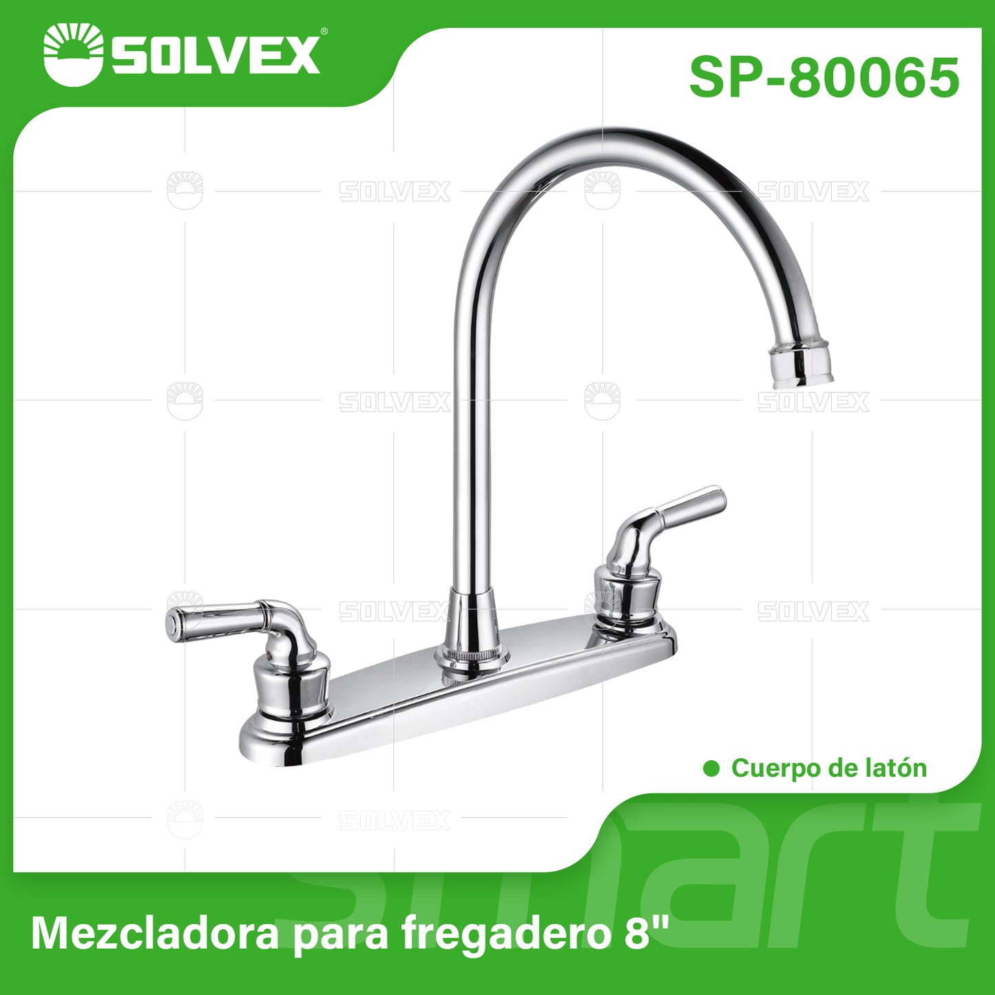 SP-80065 (Caja master 12)(MOQ 1 pz=1 caja) Mezcladora para fregadero 8