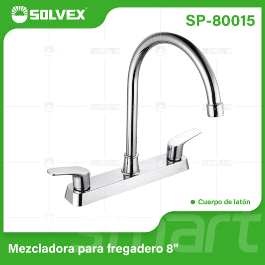 SP-80066 (Caja master 12)(MOQ 1 pz=1 caja) Mezcladora para fregadero 8