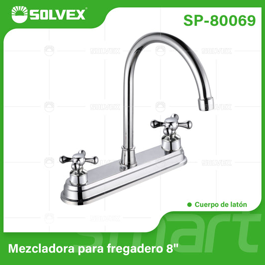 SP-80069 (Caja master 12)(MOQ 1 pz=1 caja) Mezcladora para fregadero 8