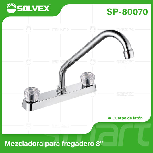 SP-80070 (Caja master 12)(MOQ 1 pz=1 caja) Mezcladora para fregadero 8
