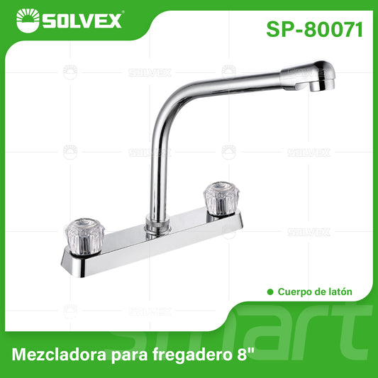 SP-80071 (Caja master 12)(MOQ 1 pz=1 caja) Mezcladora para fregadero 8