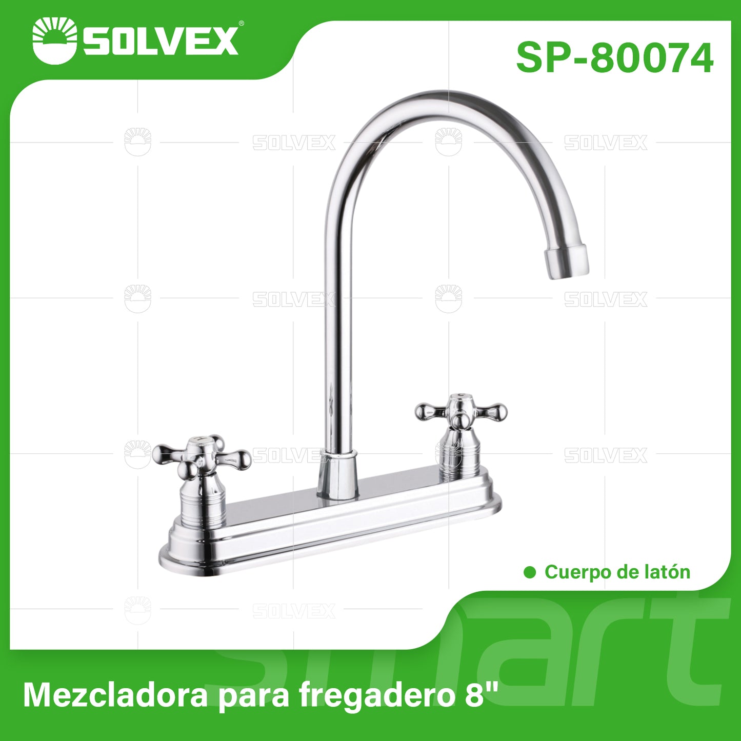 SP-80074 (Caja master 12)(MOQ 1 pz=1 caja) Mezcladora para fregadero 8