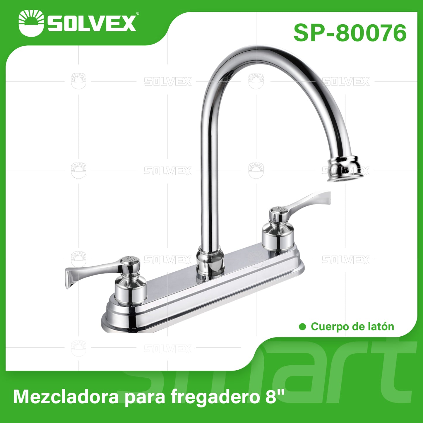 SP-80076 (Caja master 12)(MOQ 1 pz=1 caja) Mezcladora para fregadero 8
