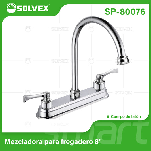 SP-80076 (Caja master 12)(MOQ 1 pz=1 caja) Mezcladora para fregadero 8