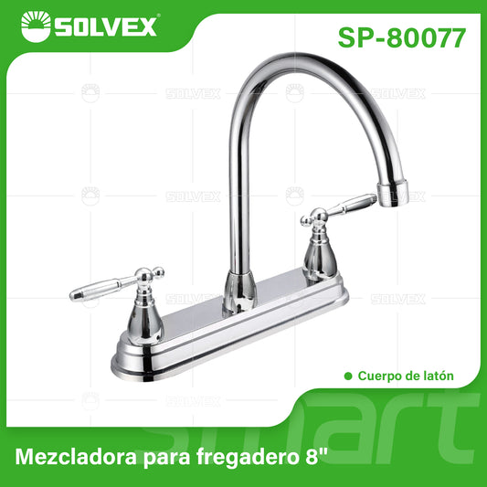 SP-80077 (Caja master 12)(MOQ 1 pz=1 caja) Mezcladora para fregadero 8
