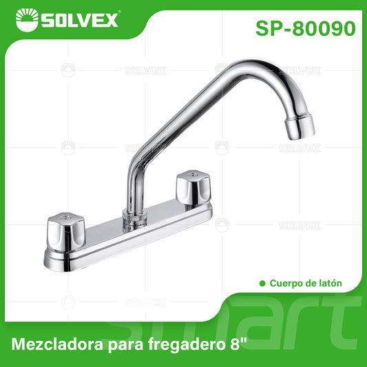 SP-80090 (Caja master 12)(MOQ 1 pz=1 caja) Mezcladora para fregadero 8