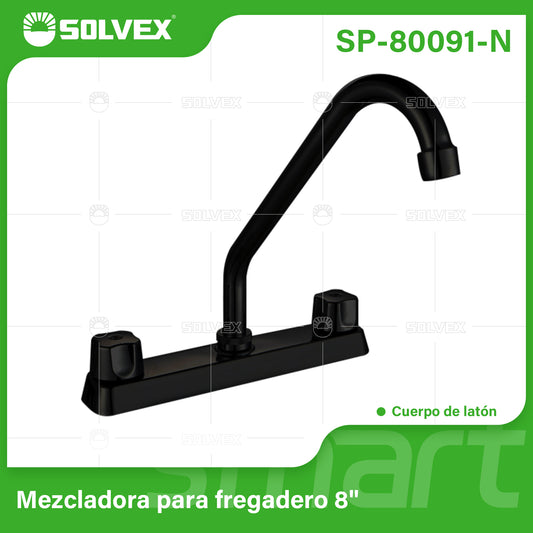 SP-80091-N (Caja master 12)(MOQ 1 pz=1 caja) Mezcladora para fregadero 8