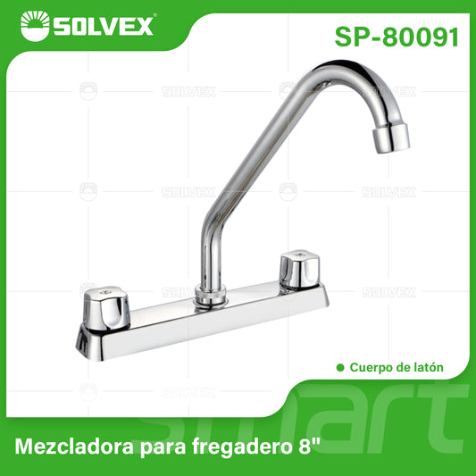 SP-80091 (Caja master 12)(MOQ 1 pz=1 caja) Mezcladora para fregadero 8