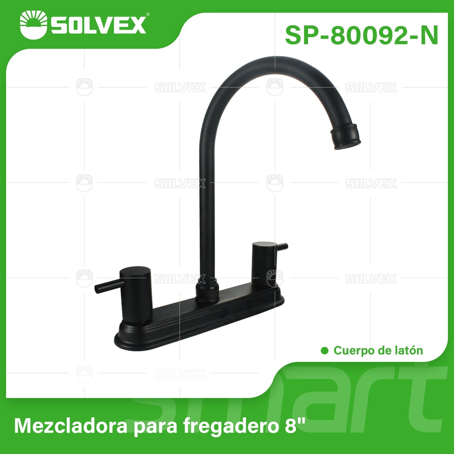 SP-80092-N (Caja master 12)(MOQ 1 pz=1 caja) Mezcladora para fregadero 8