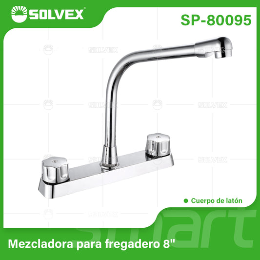 SP-80095 (Caja master 12)(MOQ 1 pz=1 caja) Mezcladora para fregadero 8