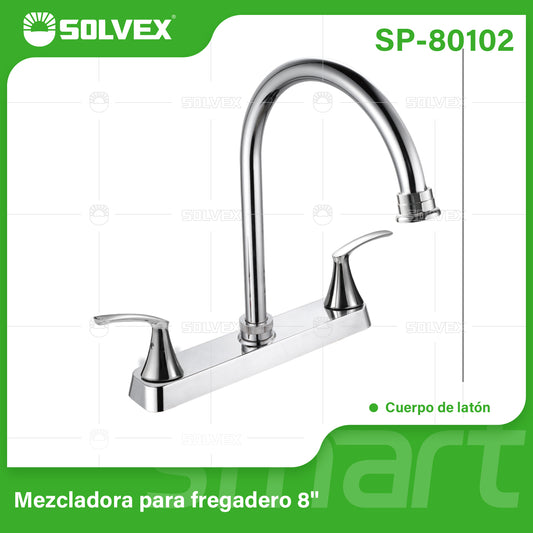 SP-80102 (Caja master 12)(MOQ 1 pz=1 caja) Mezcladora para fregadero 8