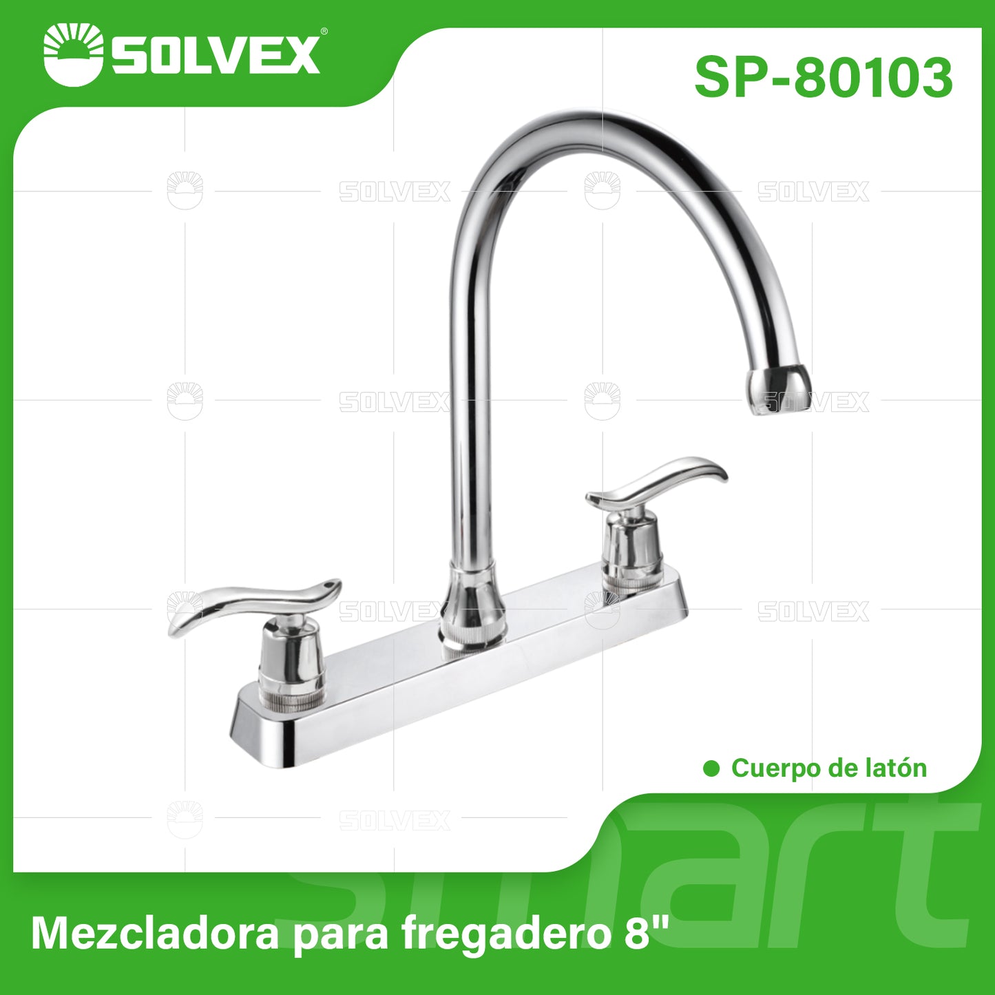 SP-80103 (Caja master 12)(MOQ 1 pz=1 caja) Mezcladora para fregadero 8