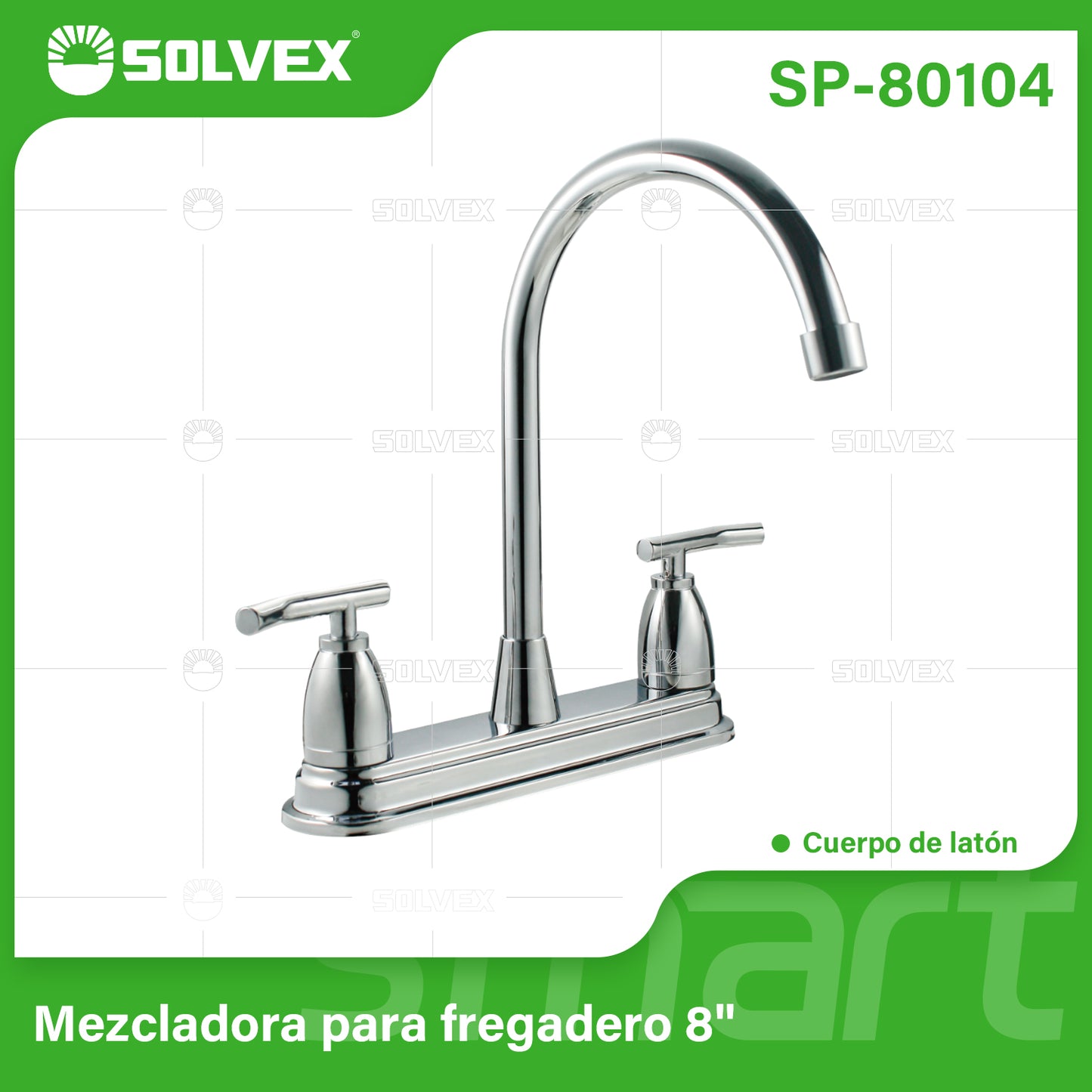 SP-80104 (Caja master 12)(MOQ 1 pz=1 caja) Mezcladora para fregadero 8