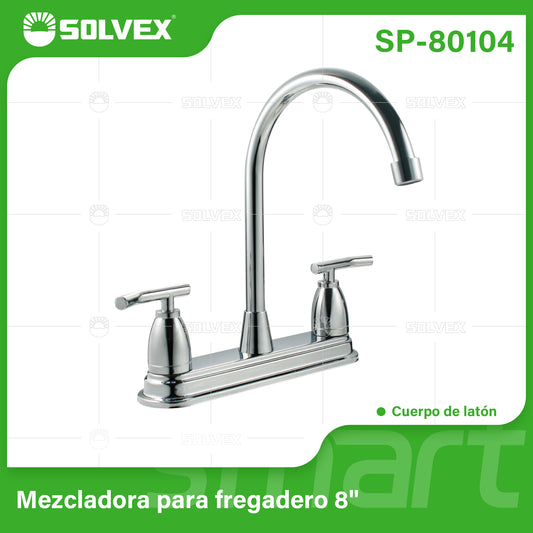 SP-80104 (Caja master 12)(MOQ 1 pz=1 caja) Mezcladora para fregadero 8