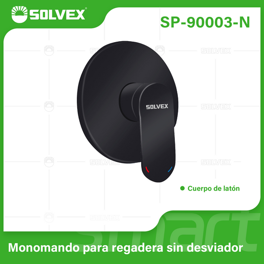 SP-90003-N (Caja master 12)(MOQ 1 pz=1 caja) Monomando para regadera sin desviador