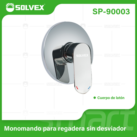 SP-90003 (Caja master 12)(MOQ 1 pz=1 caja) Monomando para regadera sin desviador