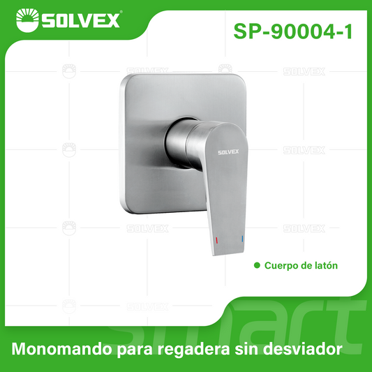 SP-90004-1 (Caja master 12)(MOQ 1 pz=1 caja) Monomando para regadera sin desviador