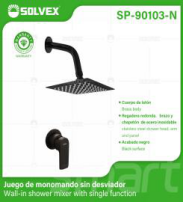SP-90103-N (Caja master 5)(MOQ 1 juego=1 caja) Juego de monomando sin desviador