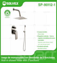 SP-90112-1 (Caja master 5)(MOQ 1 juego=1 caja) Juego de monomando con desviador de 2 funciones
