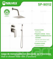 SP-90112 (Caja master 5)(MOQ 1 juego=1 caja) Juego de monomando con desviador de 2 funciones